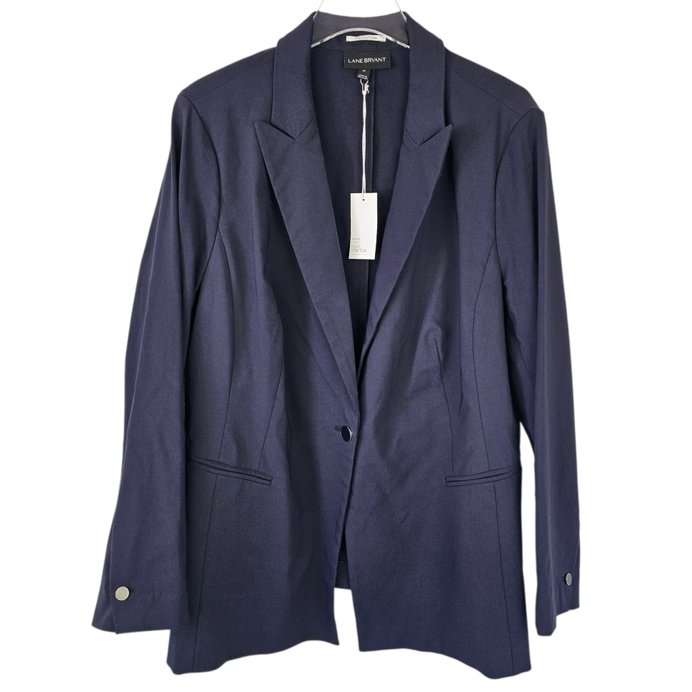 Lane Bryant "The Bryant Blazer" in Navy Blue NWT #1109418